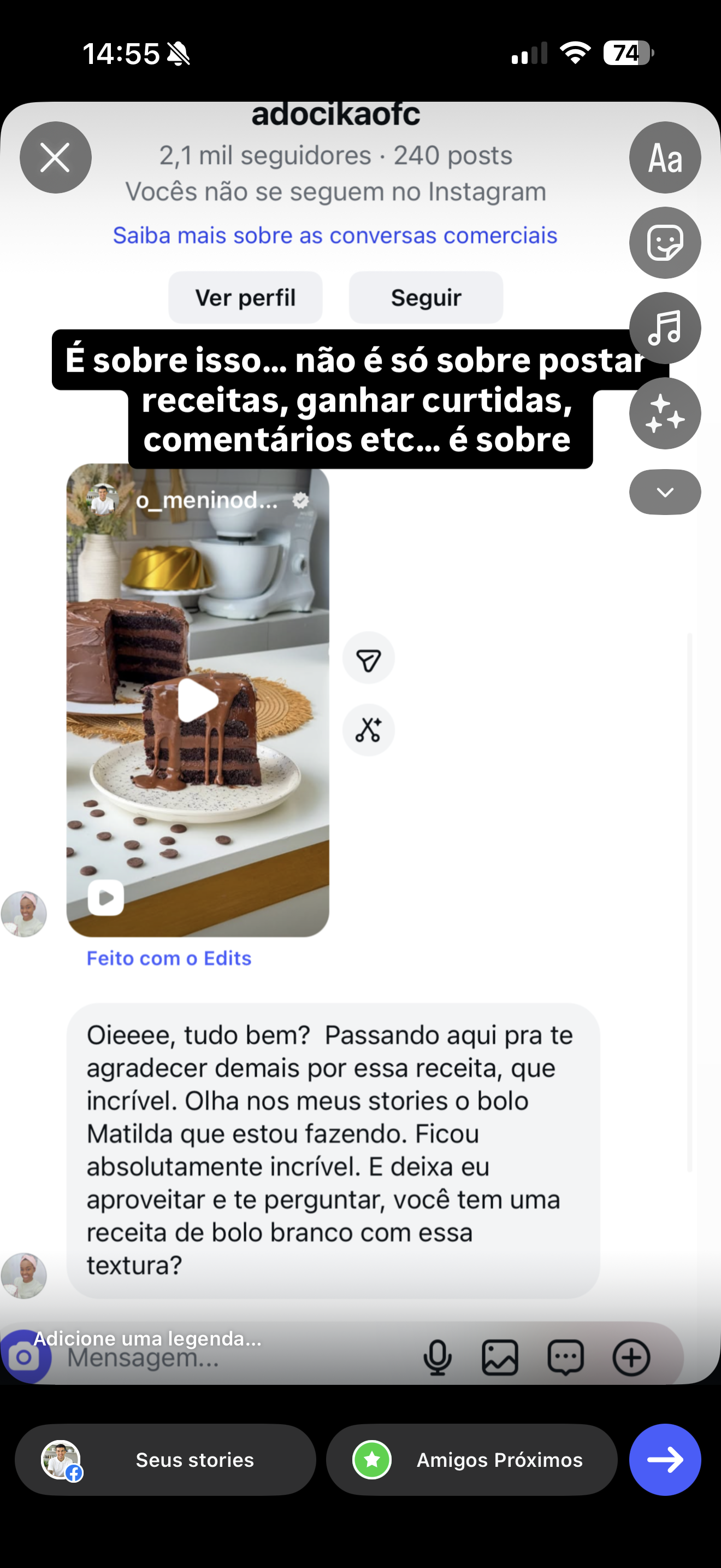 Feedback de aluna Fatias Espetaculares